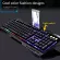 Gaming Mechanical Keyboard With Holder For Xiaomi Mechanical Metal Backlit Keyboard Usb Wired Mobile Phone Bracket For Lap Pc