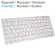 Bluetooth Keyboard Korean Keycap Spanish Russian German French Korean Arabic Keyboard BT Hot Swap