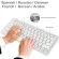 Bluetooth Keyboard Korean Keycap Spanish Russian German French Korean Arabic Keyboard BT Hot Swap