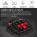 Gaming Keyboard Wired Keyboard Double Space Left and Right Hand USB Single Hand Keyboard for Windows XP/Vista/7/8/10 Mac OS X