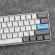 1 Set Pbt Frosted Backlit Key Caps For Ansi 60% Layout Mechanical Keyboard Gh60 Rk61 Alt61 Anne Double-Shot Molding Key Cap