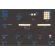 DSA PBT Princed Legends Yellow Blue White Black Dolch Keycaps Laser Etched Modified Modified Modified 7U SPACEBAR CTRL Alt ISO