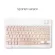 Pink Colorful Spanish Wireless Keyboard Bluetooth And Mouse For Ipad 10.2 10.5 10.9 For Samsung Android Tablet Russian Keyboard