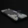 87 Keys PBT Color Matching Light-Proof Mechanical Keycaps Replacement Keycaps for Backlight Mechanical Game Keyboard