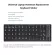 1pc Multi-Gu Ahabet Layout Eyboard Wear-Resistant Self-Adhee Pc Sticers Cer For Lap Eyboard Letter Repent