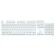 AULA ABS MECHANILAL 2 Color Keycap 106 Gray Key + high quality white color that can be removed. Light Transmission Keycap Universal Mechanical Keycap