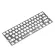 Aluminum Brush Finish Steel Brass Ansi Anodized Positioning Board Plate Plate-Mounted Stabilizers For Gh60 Pcb Gk61 Hot Swap Pcb