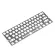 Aluminum Brush Finish Finish Steel Brass Anodized Positioning Board Plate-Mounted Stabilizers for GH60 PCB GK61 Hot Swap PCB