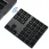 Bluetooth 3.0 Wireless Numeric Keypad 34 Keys Digital Keyboard For Accounting Teller Windows Ios Mac Os Android Pc Tablet Lap