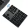 Bluetooth 3.0 Wireless Numeric Keypad 34 Keys Digital Keyboard for Accounting Teller Windows iOS mac Os Android PC Tablet Lap