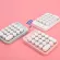 2.4g Wireless Keyboard Mini 18 Keys Numeric Keypad Computer Digital Keyboard For Pc Accounting Tasks Pink Keyboard