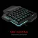 Redthunder One-Handed Gaming Keyboard Rgb Backlit Portable Mini Gaming Keypad Ergonomic Game Controller For Pc Ps4 Xbox Gamer