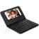 New Portable Foldable Bluetooth Keyboard Protective Cover Pu Leather Wireless Keyboard Mobile Phone Clip Protective Cover