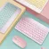 High Compatible Light Mouse Keyboard Suit 10 Inch Universal Portable Wireless Keyboard for Tablet Computer Mobile Phone