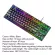 87 Keys K16 Keyboard Wired Waterproof Backlit Rgb Color Mechanical Keyboard Computer Accessory For Notebook