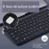 Mini Wireless Rechargeable Keyboard Mouse Set Slim Usb Waterproof 2.4g For Mac Apple Notebook Lap Desk Computer 1200 Dpi