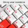 104PCS Universal Key Cap Set ergonomic Dual Color PBT Keycaps for Mechanical Keyboard Replacement Keycaps OEM Key Caps Kit