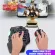 One-Handed Gaming Keyboard Mechanical Ergonomic Mini Game Keypad 35keys Led Backlit Portable