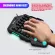 One-Handd Gaming Keyboard Mechanical Ergonomic Mini Game Keypad 35KEYS LED Backlit Portable