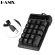 Basix Mechanical Keyboard Numeric Usb Wired 19 Keys Mini Numpad Keyboard Water-Proof Keypad For Lap Desk Keypad