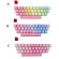 Rgb Pbt 35 Keys Oem Double Shot Backlit Keycaps For Cherry Mechanical Keyboard