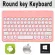 For Lenovo P11 Pro 11.5 M10 Plus 10.3 2nd Gen TB-X605 TB-X505 10.1 Arabic Spanish Korean Russian Round Tablet Bluetoth Keyboard