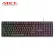 Wired Gaming Keyboard Rgb Backlit Keyboards Usb 104 Keycaps Russian Keyboard Waterproof Computer Game Keyboards Russian English