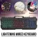 Wired Led Gaming Mechanical Keyboard With Backlight Phone Holder Illuminated Ergonomic For Office Home Desk Pc Computer Gamer