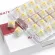 35pcs Gateron Cap Switch Yellow Gold Milky For Mechanical Gaming Keyboard Linear Switches 3pin 63g Bottom