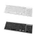 Wireless Bluetooth Keyboard Rechargeable Ultra-Thin Keyboard with Number Pad PC Windows iOS