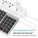 Wireless Bluetooth Keyboard Rechargeable Ultra-Thin Keyboard with Number Pad PC Windows iOS