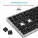 Wireless Bluetooth Keyboard Rechargeable Ultra-Thin Keyboard with Number Pad PC Windows iOS