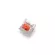 Everglide Switch Sakura Pink Jade Green Coral Red Amber Oran MX Stem with Transparent Clear Housing for Mechanical Keyboard 5Pin