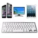 Kemile English Spanish Russian Language Wireless Bluetooth Keyboard For Samsung Tablet Smart Phone Huawei Android Windows System