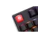 Novelty Shine Through Keycaps Abs Etched Back Lit Black Red R1 Esc Genshin Elements Pyro Geo Dendro Anemo Hydro Cryo Electro