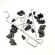Durock Plate Mounted Black Stabilizer 7u 6.25u 2u For Mechanical Keyboard