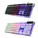 Glowing Keyboard With Round Keycaps For Pc/lap Retro Gaming Backlit Keyboard For Computer Gamers