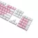 Double-Shot Injection 104 Keys Pbt Keycaps Pink White Color Keycaps For Mechanical Keyboard