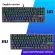 Gaming Mechanical Keyboard Blue Red Switch 87KEY RU/ US Wired Keyboard Anti-Ghosting RGB/ Mix Backlit LED USB for Gamer PC LAP