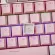 Double-Shot Injection 104 Keys Pbt Keycaps Pink White Color Keycaps For Mechanical Keyboard