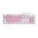 Double-Shot Injection 104 Keys Pbt Keycaps Pink White Color Keycaps For Mechanical Keyboard