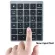 Bluetooth Numeric Keyboard Protable Keypad With Usb Hub Splitter Aluminium Alloy Cover For Android Phone Ipad Macbook Windows