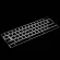 Ymdk 64 Minila Brush Finish Steel Plate Yd60mb Programmable Underglow Rgb Pcb For 60 64 Minila Layout Diy Mechanical Keyboard