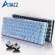 Gaming Keyboard Ajazz Ak33 82 Keys Anti-Gosting Mechanical Blue/black Switch Gamer Pc Lap Backlit Wired