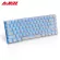 Gaming Keyboard Ajazz Ak33 82 Keys Anti-Gosting Mechanical Blue/black Switch Gamer Pc Lap Backlit Wired