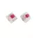 Idobao Gateron Pink Switch 60g/70g Silent Tactile Paragraph Axis 5-Pin Transparent Mechanical Keyboard Switch