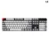 Mechanical Keyboard Replaceable Keycaps Translucent Double Shot PBT 108 Keycaps for Cherry MX Keyboard Switch