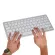 1pc Wireless Gaming Keyboard Computer Game Universal Bluetooth Keyboard For Spanish German Russian French Korean Arabic