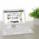 1pc Wireless Gaming Keyboard Computer Game Universal Bluetooth Keyboard For Spanish German Russian French Korean Arabic