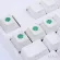 Four Leaf Clover Design Sublimation PBT Keycaps for Cherry MX Switch Mechanical Gaming Keyboard Cherry Profile OEM Keycaps